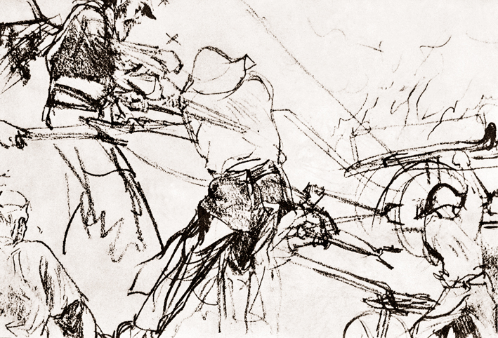  Adolpyh Von Menzel —— 工厂人物速写